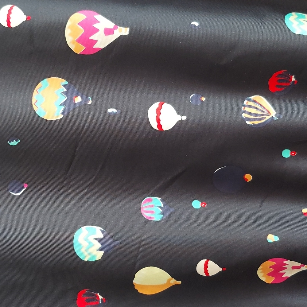Kate Spade Head in the Clouds Hot Air Balloon Sweater Size Large Blue Multicolor - Picture 9 of 16